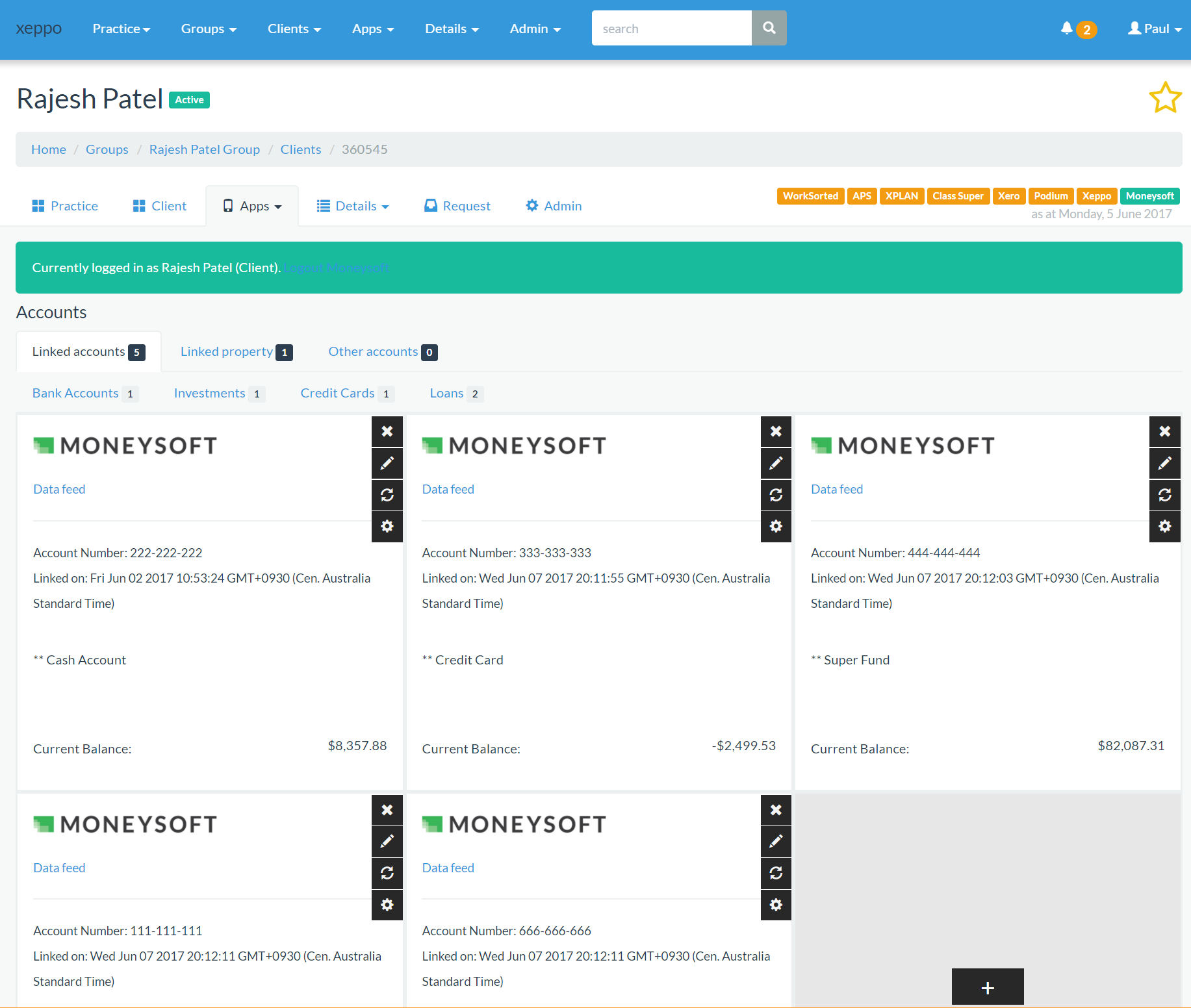 Overview of Moneysoft App Xeppo Support Centre